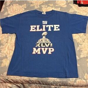 Boys NY Giants Superbowl T-Shirt Size L